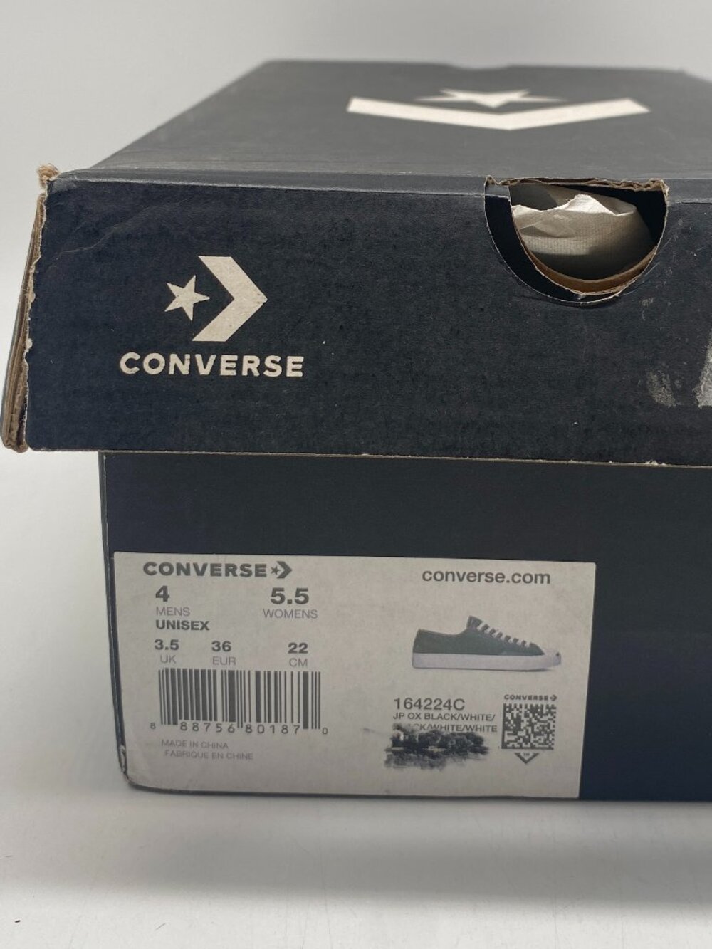 CONVERSE JACK PURCELL LOW BLACK # 164224C US WOMEN VARIOUS SIZE - Picture 8 of 8